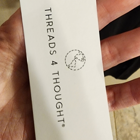 NWT Threads 4 Thought Scoop Neck Black Dress - SZ XS - Picture 4 of 6